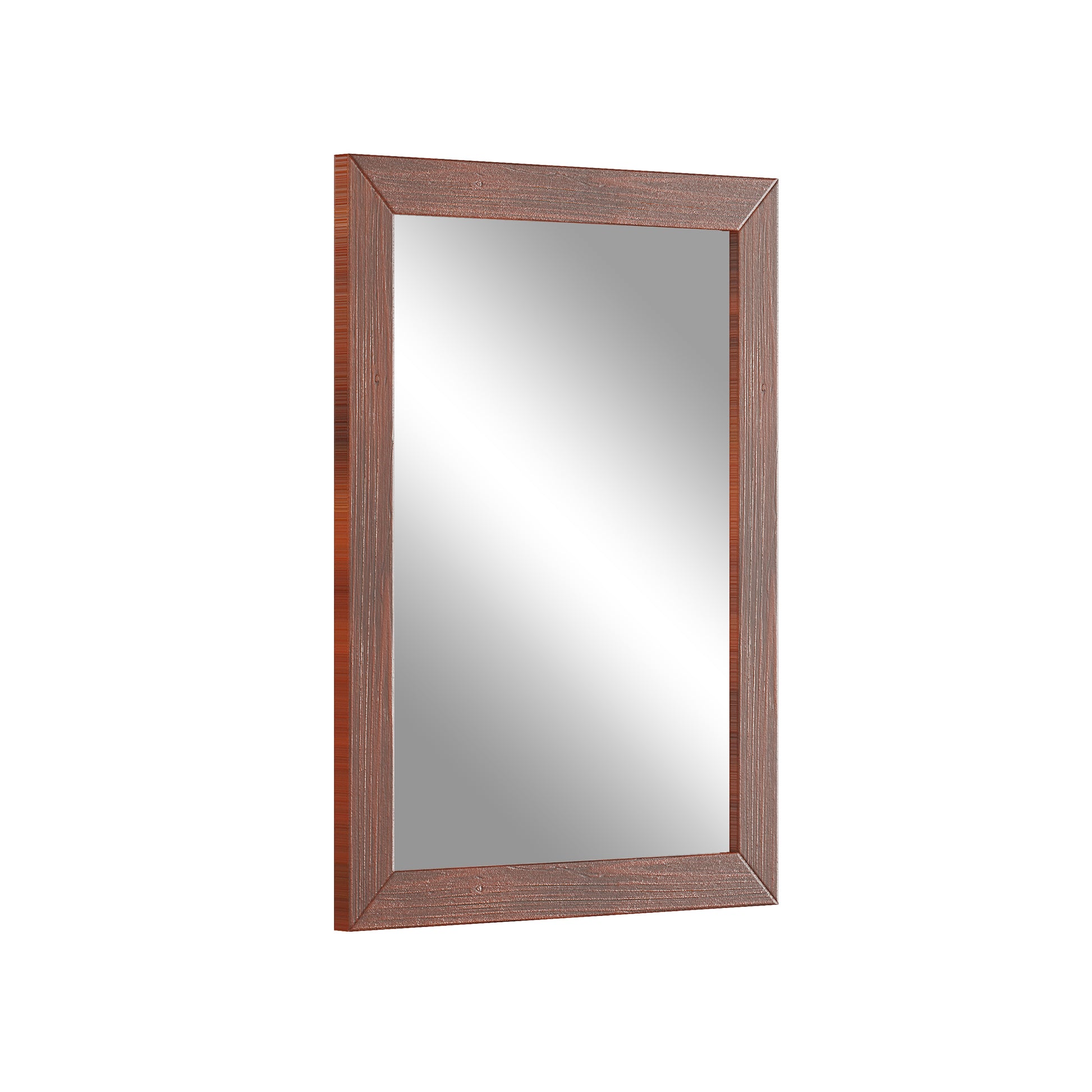 30"/36"/48"/60" Solid Wood Frame Mirror Only with Cherry (Vertical)