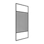 34"x74" Glass Shower Spliced Screen Panel with 304 Stainless Steel Hardware