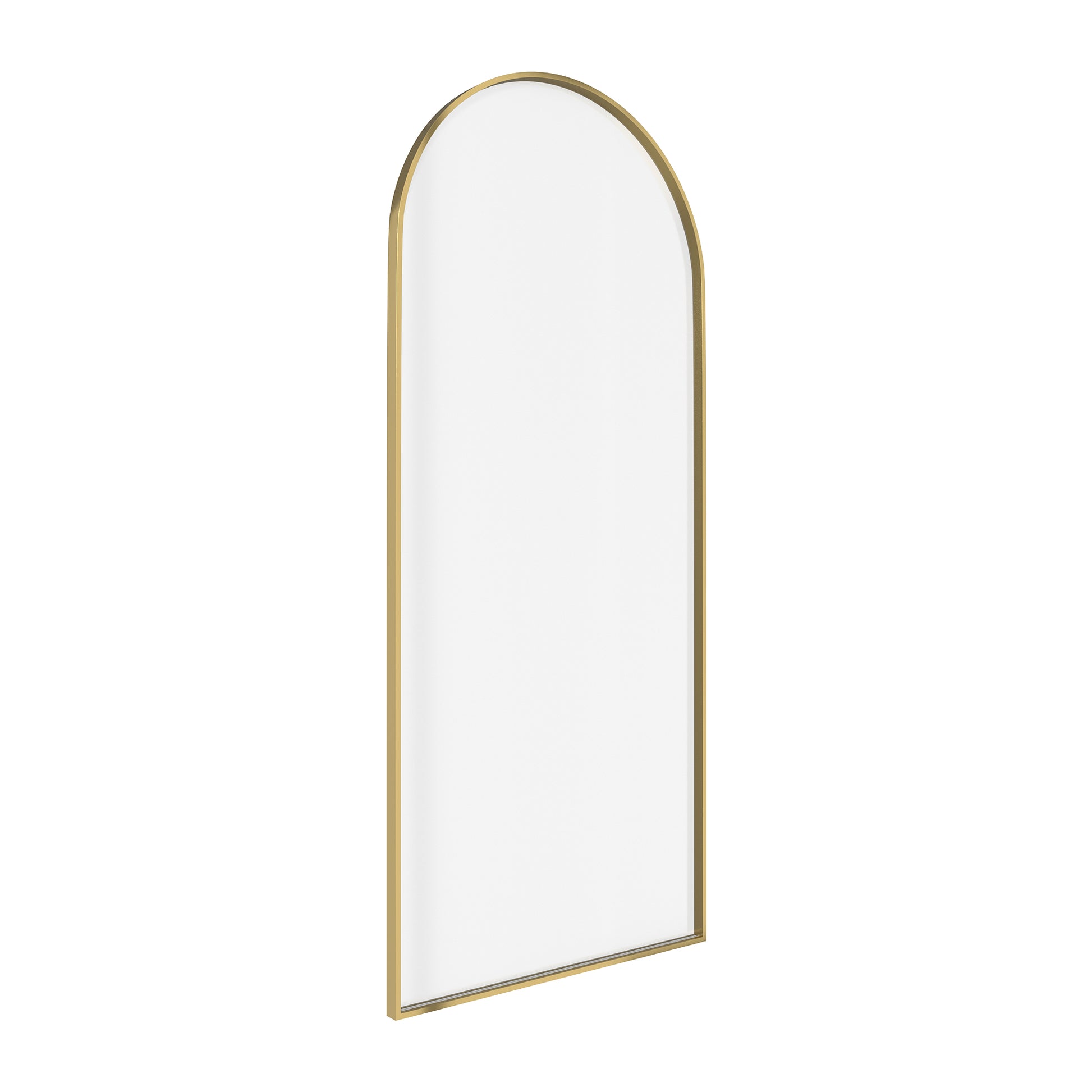34"x78" Tempered Glass Shower Screen with Integrated Curved Frame