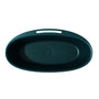 63"/67" Solid Surface Freestanding Matte Bathtub with Rim Towel Slot