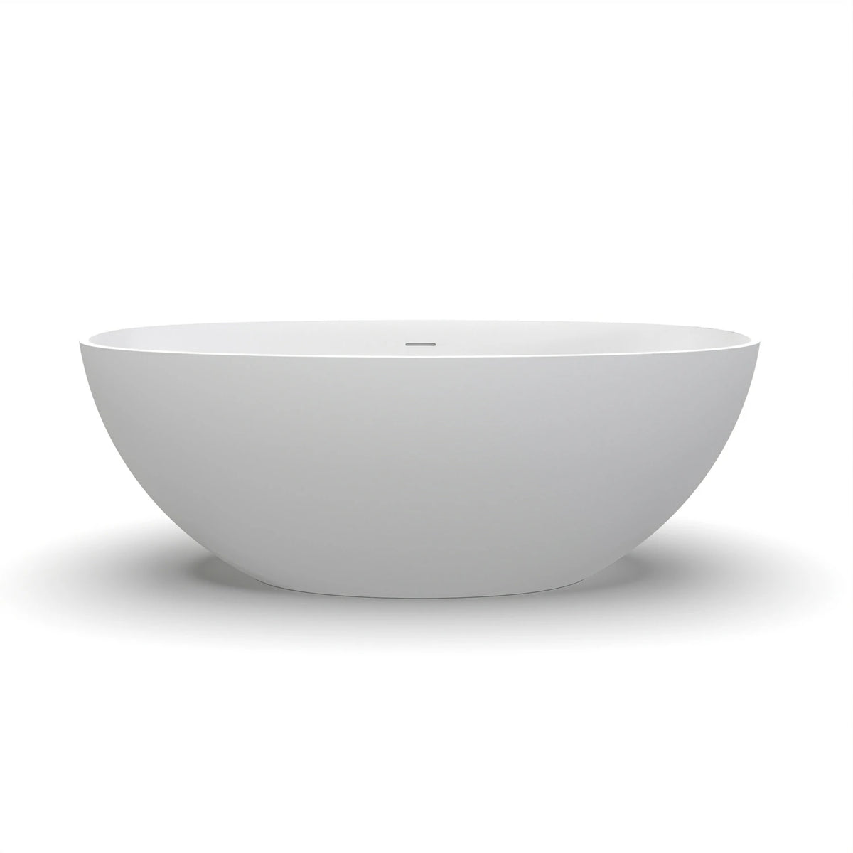 61" Small Artificial Stone Solid Surface Freestanding Bathtub