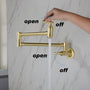 Pot Filler Faucet Wall Mount-CASAINC