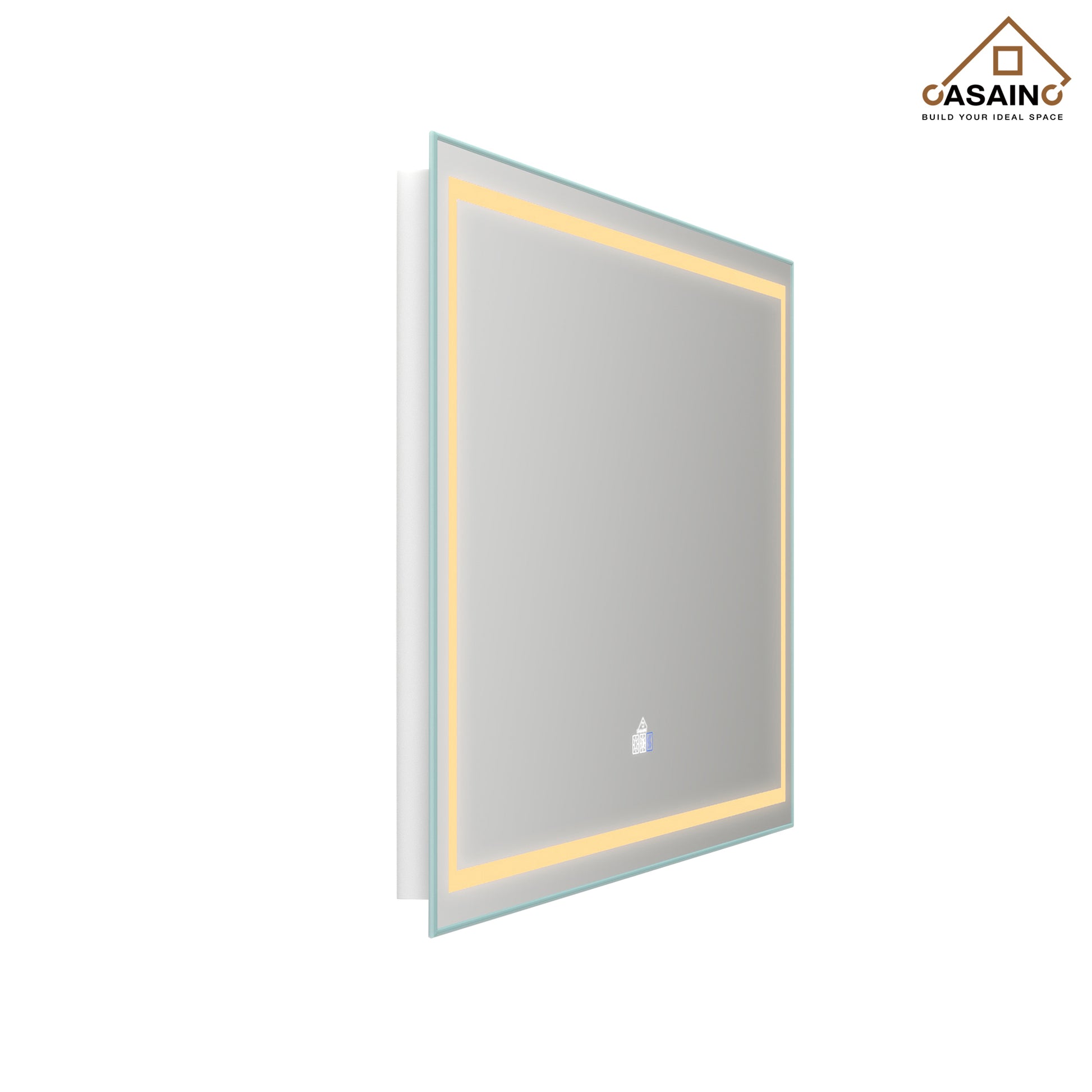 72 in. W x 36 in. H Frameless Rectangle LED Mirror for Bathroom Vanity 