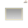 72 in. W x 36 in. H Frameless Rectangle LED Mirror for Bathroom Vanity 