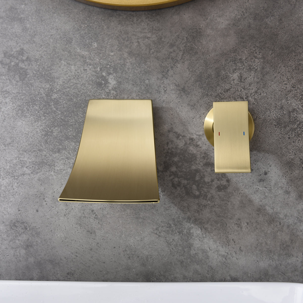 Wall Mount Widespread Bathroom Faucet-CASAINC