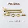 Retro Wall-Mount Pot Filler Kitchen Faucet with 360° Rotation & High-Flow Aerator