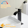 Single Handle Bathroom Sink Faucet Black Faucet Deck Mount