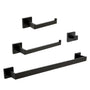 Casainc 4-Piece Bath Accessory Set with Wall Mounted Bar Set in Brushed Nickel