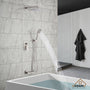CASAINC Shower System with Rain Shower and Handheld and Tub Faucet Shower Set 