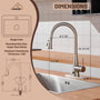 Single Handle Pull Down Sprayer Kitchen Faucet with Touchless Sensor,Dual Function