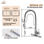 Single Handle Commercial Style Pull-Down Kitchen Faucet