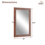 30"/36"/48"/60" Solid Wood Frame Mirror Only with Cherry (Vertical)