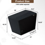 Black & White Smart Built-in Tank Bidet Toilet with Foot-Touch Lid Opening