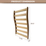 Infrared Sauna Backrest Ergonomic S-Shaped Hemlock Support