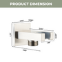Brass Handheld Shower Holder Fixed Wall Mount Bracket