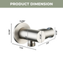 Wall Mount Round Handheld Shower Holder with Adjustable Angle