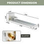 Square Brass Tub Spout with 180° Swing Outlet & Decoration Cover