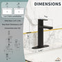 Dual-Control Sensor Bathroom Sink Faucet Smart Basin Faucet