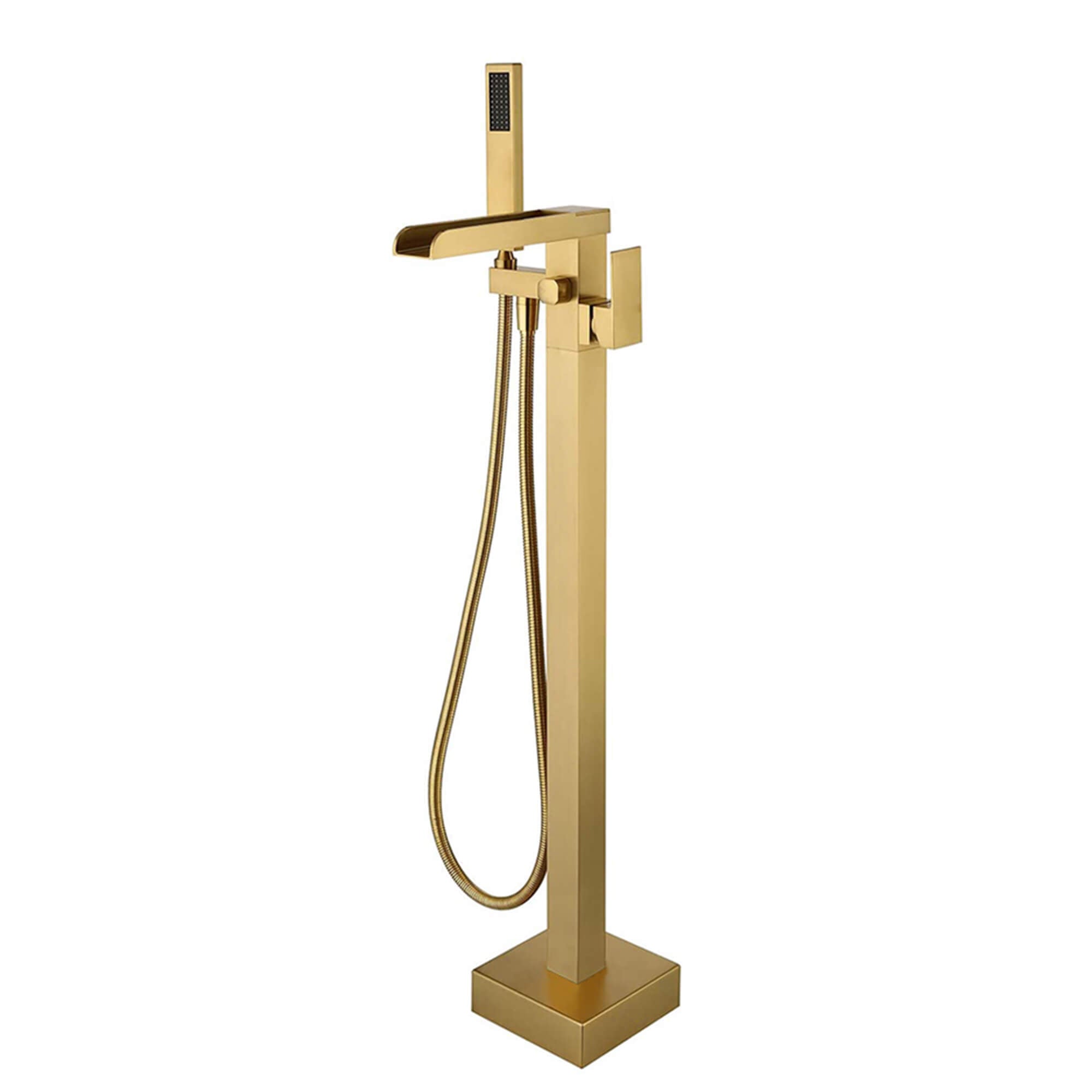 CASAINC 1-Handle Freestanding Bathtub Faucet with Hand Shower