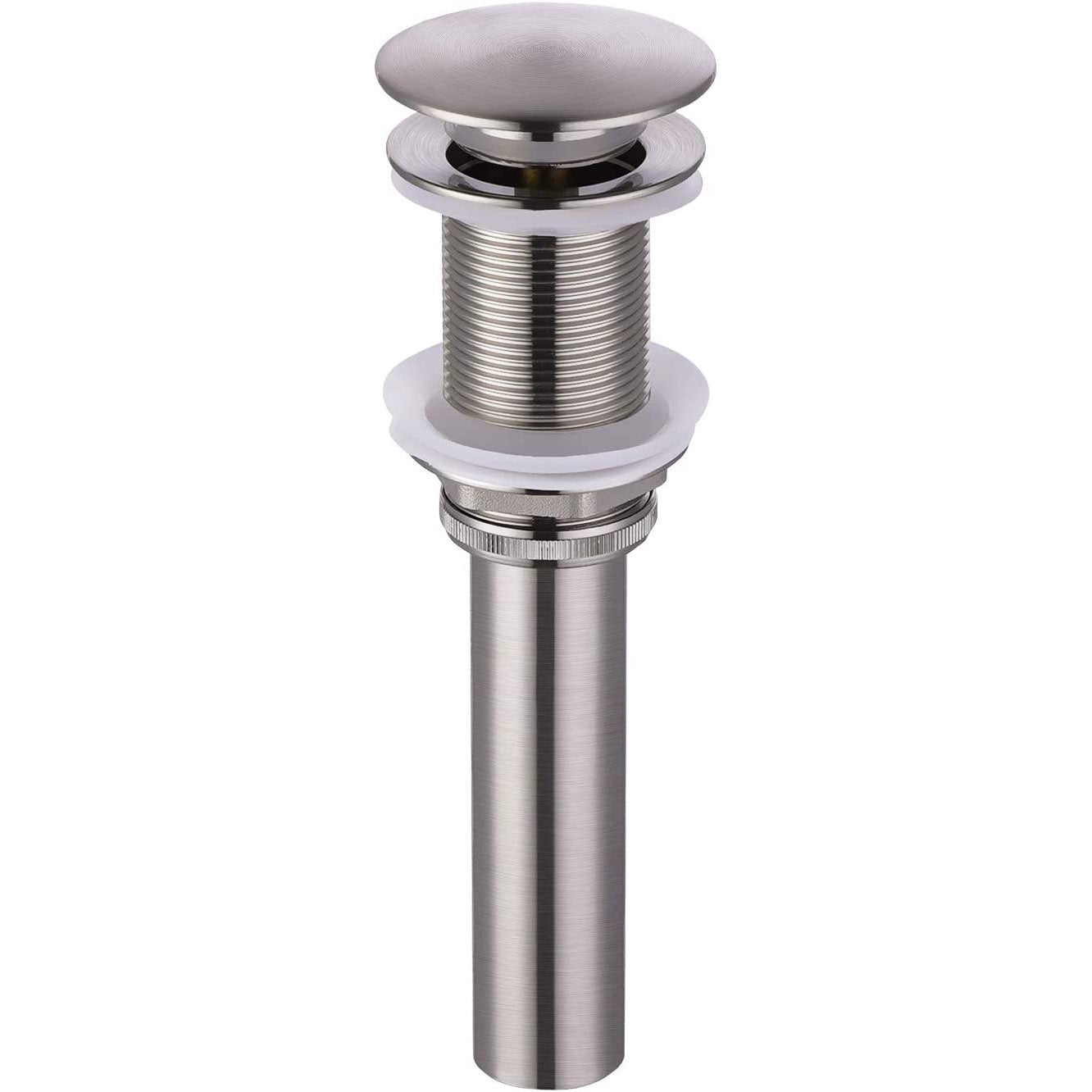 Brass Bathroom Vessel Vanity Sink Pop Up Drain Stopper with Overflow Lavatory Drain Assembly