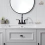 Casainc 4 Inch 2-Handle Centerset Bathroom Sink Faucet 360° Swivel Spout Vanity Faucet