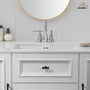 Casainc 4 Inch 2-Handle Centerset for Bathroom Sink Vanity Faucet 360° Swivel Spout