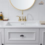 Casainc 2-Handle Centerset Bathroom Faucet for Bathroom Sink Vanity Faucet 360° Swivel Spout