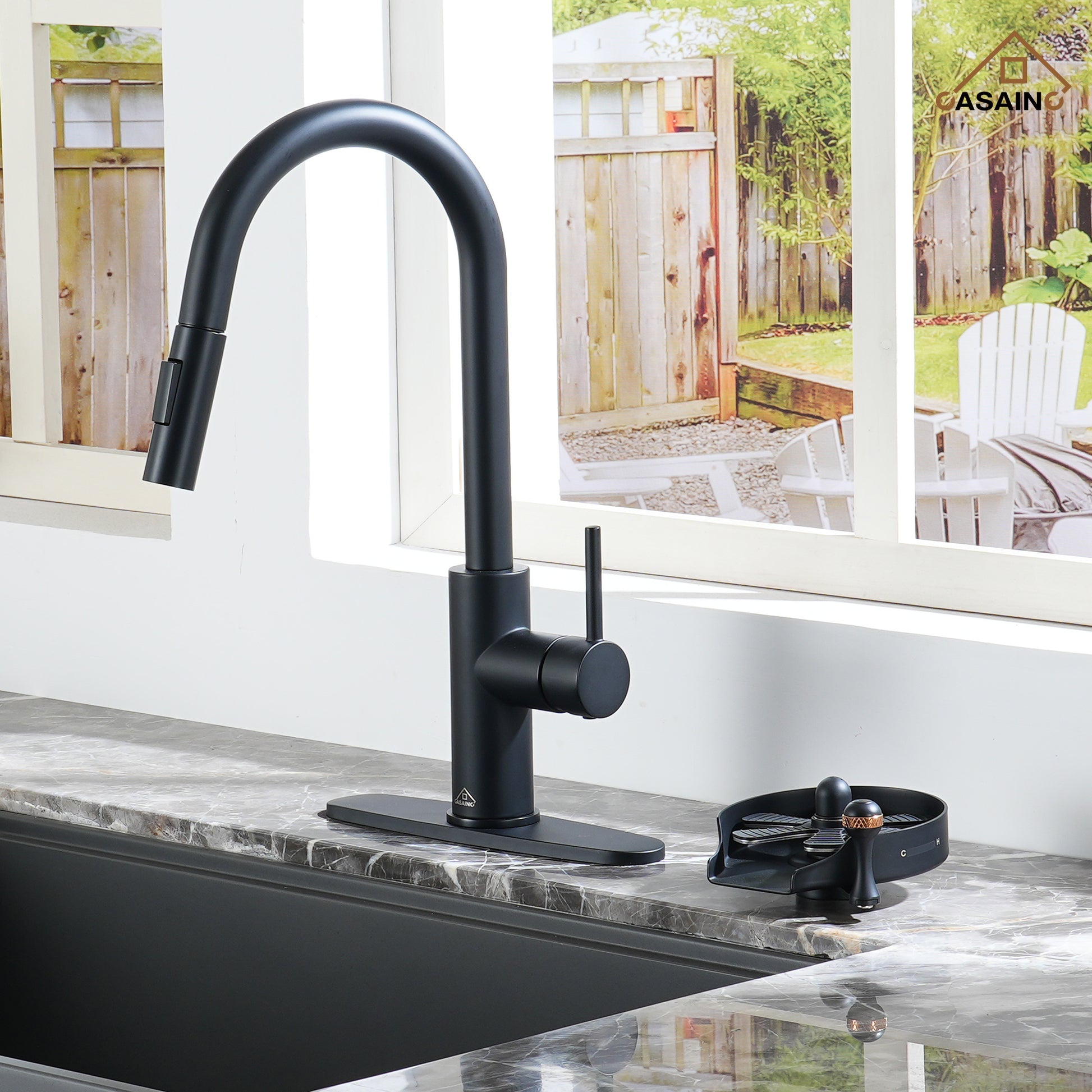 Glass Rinser Cup Washer Kitchen Faucet Top-Quality Automatic Cup Cleaning Cup Rinser With Hot and Cold Options High-pressure Water Jets