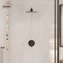 10" Wall Mount Round Shower Faucet Rain Shower System (Valve Included)