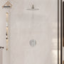 10" Wall Mount Round Shower Faucet Rain Shower System (Valve Included)
