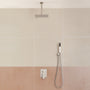 10-inch Ceiling-Mount 2-Function Shower System with Hand Shower