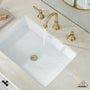 Casainc 8" Brass Bathroom Sink Faucet 3 Hole Gold Bathroom Faucet  2 Handle Gold Faucet for Bathroom Sink with Pop-up Drain Assembly Widespread Vanity Faucets