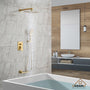 12" Shower System Square Top 3-Function Showerhead