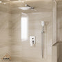 10"/12" Rain Shower Systems With Handheld & Pressure Balanced Valve