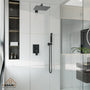 10"/12" Wall Mount Rainfall Shower Head System with Hand Shower