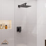 9" Wall Mount Rain Shower Head System Single Faucet (Valve Included)