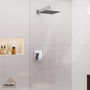 9" Wall Mount Rain Shower Head System Single Faucet (Valve Included)