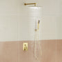 10in/12in Wall-Mount Rain Shower System with Handheld Shower