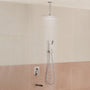 10-inch Ceiling-Mount 3-Function Shower System with Waterfall Tub Spout