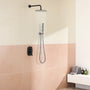 10-inch Wall-Mount Round Shower System with Hand Shower