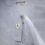CASAINC 9.5inch Wall-mounted rain shower faucet with pressure balanced valve