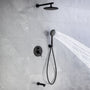 CASAINC 9.5inch Wall-mounted rain shower faucet with pressure balanced valve