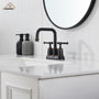 Casainc 4 Inch 2-Handle Centerset for Bathroom Sink Vanity Faucet 360° Swivel Spout