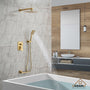 12" Shower System Square Top 3-Function Showerhead
