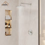 10" Wall Mount Round Shower Faucet Rain Shower System (Valve Included)