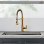 Pull-Down Sprayer Single Handle Kitchen Faucet 360° Swivel, Three Functions for Effortless Cooking and Cleaning