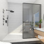 10-inch 2-Function Wall-Mounted Rain Shower System with Hand Shower