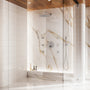 12" Round Rainfall Shower System with 6 Adjustable Body Jets
