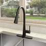 Touchless Single Handle Pull-Down Kitchen Faucet with Infrared Sensing Retractable Hose