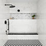 10-inch 3-Function Dual Shower Head System with 6 Position Settings & Slide Bar